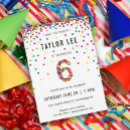Buscar sexto invitaciones Arcoiris