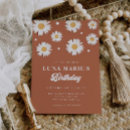 Buscar bohemio invitaciones de cumpleaños Boho daisy