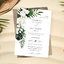 Buscar floral tropical boda invitaciones Moderno