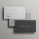 Buscar silenciado tarjetas de visita Simple