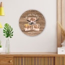 Buscar país rústico relojes de pared Para ella