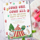 Buscar circus invitaciones Circo