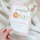 Buscar calabaza de oro rosa invitaciones Purpurina