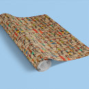 Buscar étnico papel de regalo Patrón