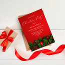 Buscar ornamento del invitaciones de navidad Rojo