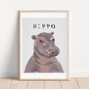 Buscar hipopótamo lindo posters Safari