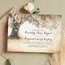 Buscar roble invitaciones Vintage