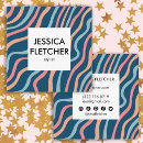 Buscar curvas azules tarjetas de visita Para todos