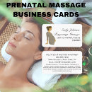Buscar prenatal tarjetas de visita Masaje