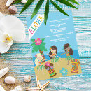 Buscar fiesta del luau invitaciones Playa
