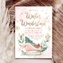 Buscar wonderland invitaciones De invierno