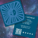 Buscar luna azul tarjetas de visita Moderno