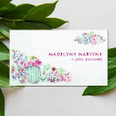 Buscar succulent tarjetas de visita Floral