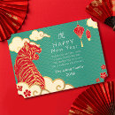 Buscar tigre chino tarjetas Rojo