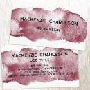 Buscar burgundy tarjetas de visita Elegante