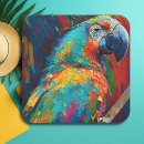 Buscar loros azules pegatinas Pájaro