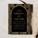 Buscar gran gatsby boda invitaciones Para ellos