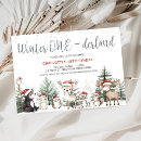 Buscar winter onederland invitaciones Animales de bosque