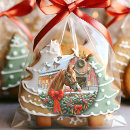Buscar caballos redondas pegatinas Navidades