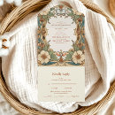 Buscar antiguas del boda invitaciones Floral vintage