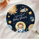 Buscar planetas papel platos Astronauta