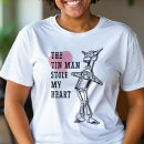 Buscar corazón del vintage camisetas Para ella