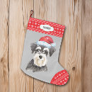Buscar perro schnauzer calcetines navideños Patrón