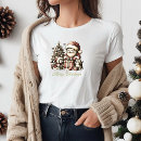 Buscar ayudante de santa camisetas Para ella