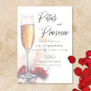 Buscar pétalos invitaciones Champán