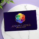 Buscar colores del chakra tarjetas de visita Reiki