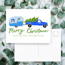 Buscar remolque retro postales Navidad
