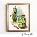 Buscar pepino posters Verde