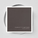 Buscar de color marrón oscuro servilletas Moderno