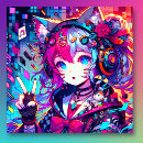 Buscar gato colorido arte Para niños