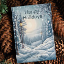 Buscar árboles nevados tarjetas Bosque