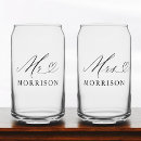 Buscar modern decor cerveza vasos Mr y mrs