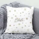 Buscar estrellas de la plata cojines Para ella