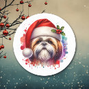Buscar shih tzu pegatinas Acuarela