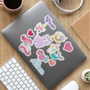 Buscar unicornio divertido pegatinas Amante de los unicornios