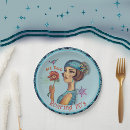 Buscar art deco platos Retro