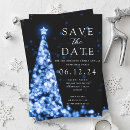 Buscar árbol azul invitaciones de navidad Familia