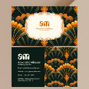 Buscar art deco tarjetas de visita Monograma