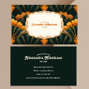 Buscar art deco tarjetas de visita Monograma