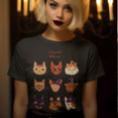 Buscar gato de halloween camisetas Adorable
