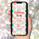 Buscar retro christmas party invitaciones Fiesta de vacaciones