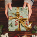 Buscar damask papel de regalo Vintage