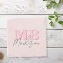 Buscar con monograma posavasos Moderno
