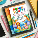 Buscar zoológico invitaciones Niños