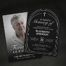 Buscar fúnebres elegantes invitaciones Celebración de la vida