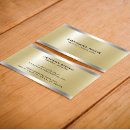 Buscar oro plateado tarjetas de visita Moderno